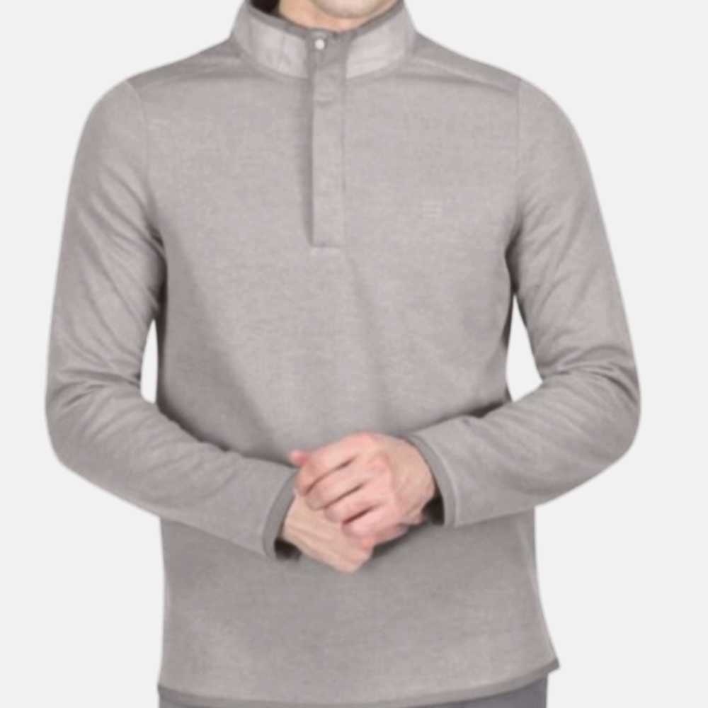 Men's Mock Neck Sweater, XL